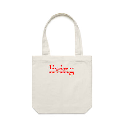 living woman - Carrie Tote Bag  Thumbnail