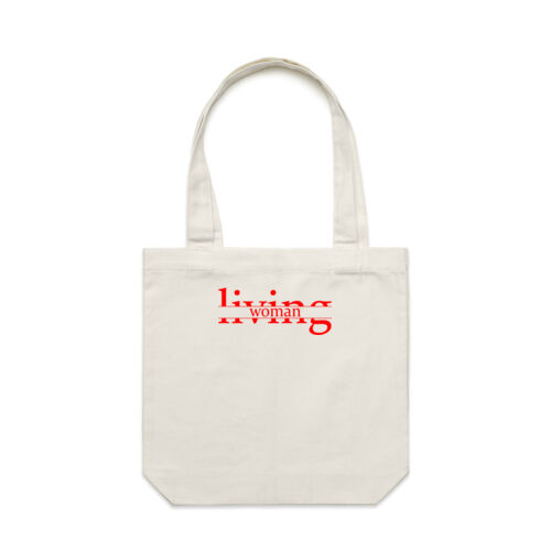 living woman - Carrie Tote Bag  Thumbnail