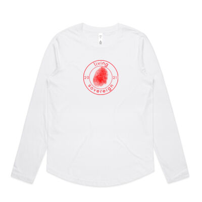 living sovereign 2021 - Womens Curve Longsleeve Tee Thumbnail