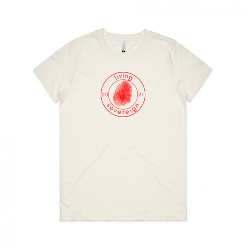 living sovereign 2021 - Womens Maple Organic Tee Thumbnail
