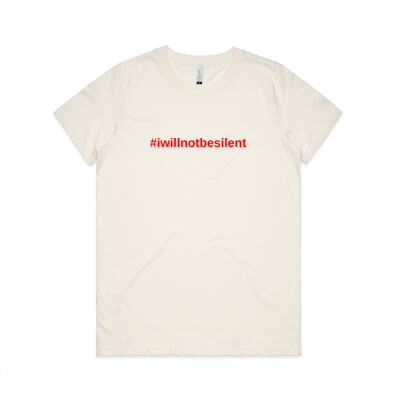 #iwillnotbesilent - Womens Maple Organic Tee Thumbnail