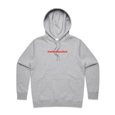 #iwillnotbesilent - Womens Stencil Hood Thumbnail